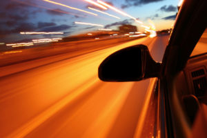 night drive motion blurred transportation background